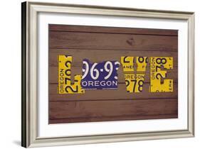 OR State Love-Design Turnpike-Framed Giclee Print