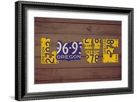 OR State Love-Design Turnpike-Framed Giclee Print