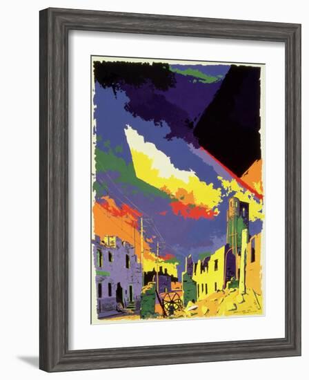 Oradour-sur-Glane, 1985-Derek Crow-Framed Giclee Print