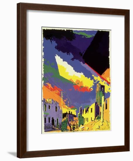 Oradour-sur-Glane, 1985-Derek Crow-Framed Giclee Print