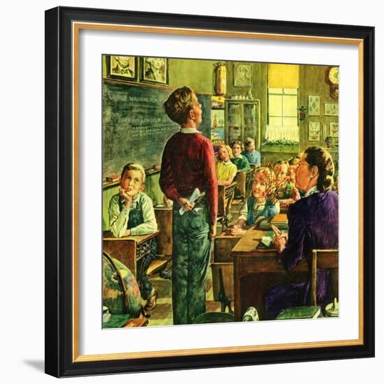 "Oral Report,"February 1, 1947-W.C. Griffith-Framed Giclee Print