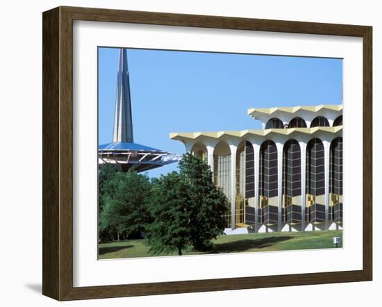 Oral Roberts University Prayer Tower, Tulsa, Oklahoma-Mark Gibson-Framed Photographic Print