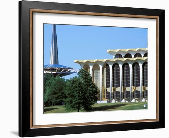 Oral Roberts University Prayer Tower, Tulsa, Oklahoma-Mark Gibson-Framed Photographic Print