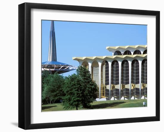 Oral Roberts University Prayer Tower, Tulsa, Oklahoma-Mark Gibson-Framed Photographic Print