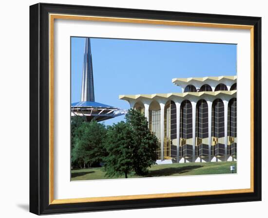 Oral Roberts University Prayer Tower, Tulsa, Oklahoma-Mark Gibson-Framed Photographic Print