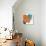 Orange and Aqua-Jan Weiss-Art Print displayed on a wall