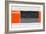 Orange and Black-NaxArt-Framed Art Print