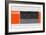 Orange and Black-NaxArt-Framed Art Print