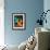 Orange and Blue Girls-Felix Podgurski-Framed Art Print displayed on a wall
