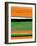 Orange and Green Abstract 2-NaxArt-Framed Art Print