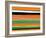 Orange and Green Abstract 3-NaxArt-Framed Art Print