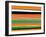 Orange and Green Abstract 3-NaxArt-Framed Art Print