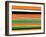 Orange and Green Abstract 3-NaxArt-Framed Art Print