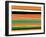 Orange and Green Abstract 3-NaxArt-Framed Art Print