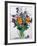 Orange and Purple Flowers-Christopher Ryland-Framed Giclee Print