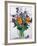 Orange and Purple Flowers-Christopher Ryland-Framed Giclee Print