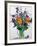 Orange and Purple Flowers-Christopher Ryland-Framed Giclee Print