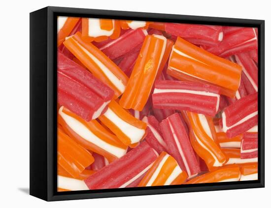 Orange and Red Candies-null-Framed Premier Image Canvas