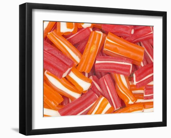 Orange and Red Candies-null-Framed Photographic Print