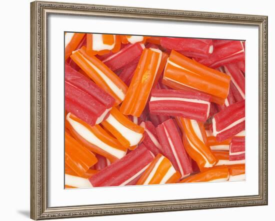 Orange and Red Candies-null-Framed Photographic Print
