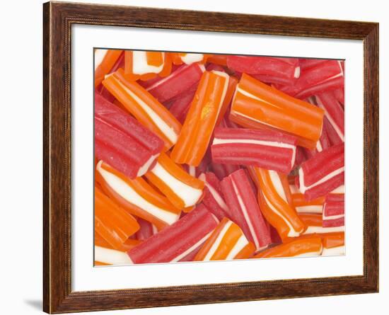 Orange and Red Candies-null-Framed Photographic Print