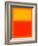 Orange and Red-Shelley Lake-Framed Art Print