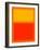 Orange and Red-Shelley Lake-Framed Art Print