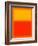 Orange and Red-Shelley Lake-Framed Art Print