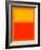 Orange and Red-Shelley Lake-Framed Art Print