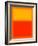 Orange and Red-Shelley Lake-Framed Art Print