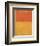 Orange and Tan, 1954-Mark Rothko-Framed Art Print