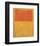 Orange and Tan, 1954-Mark Rothko-Framed Art Print