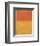 Orange and Tan, 1954-Mark Rothko-Framed Art Print