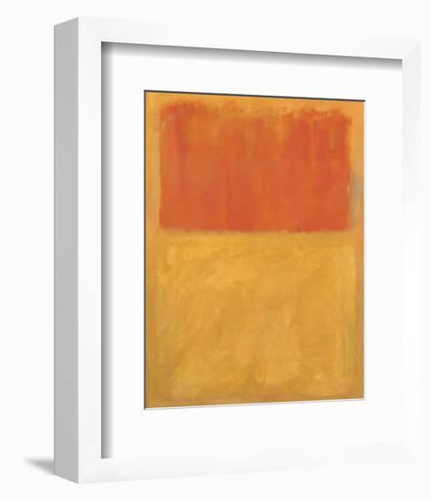 Orange and Tan, 1954-Mark Rothko-Framed Art Print