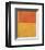 Orange and Tan, 1954-Mark Rothko-Framed Art Print