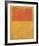 Orange and Tan, 1954-Mark Rothko-Framed Art Print