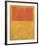 Orange and Tan, 1954-Mark Rothko-Framed Art Print