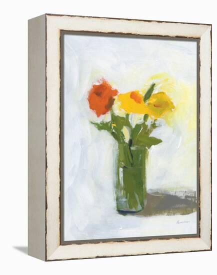 Orange and Yellow Floral-Pamela Munger-Framed Stretched Canvas