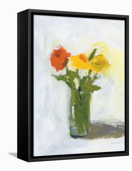 Orange and Yellow Floral-Pamela Munger-Framed Stretched Canvas