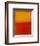 Orange and Yellow-Mark Rothko-Framed Art Print