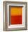 Orange and Yellow-Mark Rothko-Framed Art Print