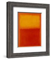 Orange and Yellow-Mark Rothko-Framed Art Print