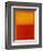 Orange and Yellow-Mark Rothko-Framed Art Print