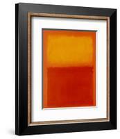 Orange and Yellow-Mark Rothko-Framed Art Print