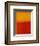 Orange and Yellow-Mark Rothko-Framed Art Print