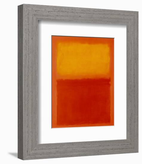 Orange and Yellow-Mark Rothko-Framed Art Print