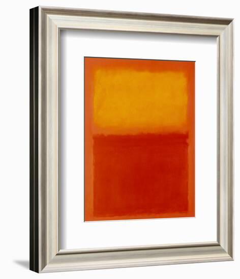 Orange and Yellow-Mark Rothko-Framed Art Print