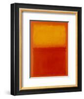 Orange and Yellow-Mark Rothko-Framed Art Print