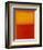 Orange and Yellow-Mark Rothko-Framed Art Print