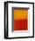 Orange and Yellow-Mark Rothko-Framed Art Print